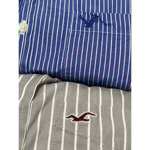 American Eagle Hollister Two Dress Shirt Bundle Size XL